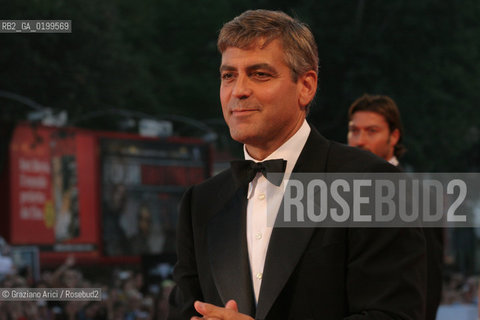 01_09_05 - 62 VENICE FILM FESTIVAL - FILM GOOD NIGHT, AND GOOD LUCK - PREMIERE/REDCARPET - THE DIRECTOR GEORGE CLOONEY .@Graziano Arici/Rosebud2