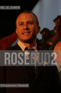 02_09_05 - 62 VENICE FILM FESTIVAL - FILM BROKEBACK MOUNTAIN - PREMIERE/REDCARPET - THE ACTOR HEATH LEDGER.©Graziano Arici/Rosebud2