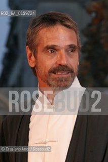 03_09_05 - 62 VENICE FILM FESTIVAL - FILM CASANOVA - PREMIER/REDCARPET - THE ACTOR JEREMY IRONS.©Graziano Arici/Rosebud2