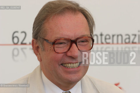 04_09_05 - 62 VENICE FILM FESTIVAL - FILM THE BROTHERS GRIMM - THE DIRECTOR KRZYSZTOF ZANUSSI..©Graziano Arici/Rosebud2