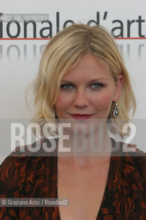 04_09_05 - 62 VENICE FILM FESTIVAL - FILM ELIZABETHTOWN - THE ACTRESS KIRSTEN DUNST.©Graziano Arici/Rosebud2