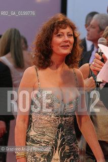 04_09_05 - 62 VENICE FILM FESTIVAL - FILM ELIZABETHTOWN - PREMIER/REDCARPET - THE ACTRESS SUSAN SARANDON .©Graziano Arici/Rosebud2