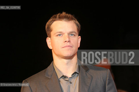 04_09_05 - 62 VENICE FILM FESTIVAL - FILM THE BROTHERS GRIMM - PREMIER/REDCARPET - THE ACTOR MATT DAMON .©Graziano Arici/Rosebud2