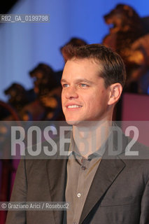 04_09_05 - 62 VENICE FILM FESTIVAL - FILM THE BROTHERS GRIMM - PREMIER/REDCARPET - THE ACTOR MATT DAMON .©Graziano Arici/Rosebud2