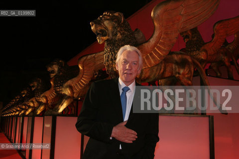 04_09_05 - 62 VENICE FILM FESTIVAL - FILM IL CASANOVA DI FEDERICO FELLINI - PREMIER/REDCARPET - THE ACTOR DONALD SUTHERLAND.©Graziano Arici/Rosebud2