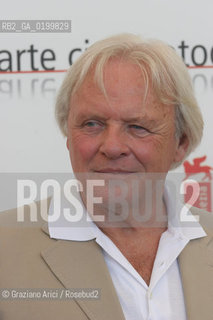 05_09_05 - 62 VENICE FILM FESTIVAL - FILM PROOF - THE ACTOR ANTHONY HOPKINS.©Graziano Arici/Rosebud2