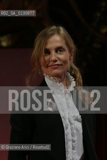 05_09_05 - 62 VENICE FILM FESTIVAL - FILM GABRIELLE - PREMIERE/REDCARPET - THE ACTRESS ISABELLE HUPPERT ..©Graziano Arici/Rosebud2