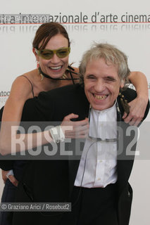 06_09_05 - 62 VENICE FILM FESTIVAL - FILM MARY - THE DIRECTOR ABEL FERRARA WITHE THE ACTRESS STEFANIA ROCCA.©Graziano Arici/Rosebud2
