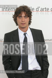 07_09_05 - 62 VENICE FILM FESTIVAL - FILM TEXAS - THE ACTOR RICCARDO SCARAMARCIO.©Graziano Arici/Rosebud2