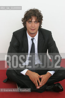 07_09_05 - 62 VENICE FILM FESTIVAL - FILM TEXAS - THE ACTOR RICCARDO SCARAMARCIO.©Graziano Arici/Rosebud2