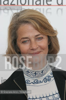07_09_05 - 62 VENICE FILM FESTIVAL - FILM VERS LE SUD - THE ACTRESS CHARLOTTE RAMPLING.©Graziano Arici/Rosebud2