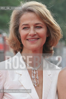 07_09_05 - 62 VENICE FILM FESTIVAL - FILM VERS LE SUD - PREMIERE/REDCARPET - THE ACTRESS CHARLOTTE RAMPLING.©Graziano Arici/Rosebud2