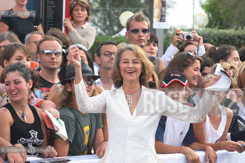 07_09_05 - 62 VENICE FILM FESTIVAL - FILM VERS LE SUD - PREMIERE/REDCARPET - THE ACTRESS CHARLOTTE RAMPLING.©Graziano Arici/Rosebud2