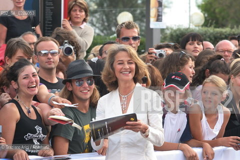 07_09_05 - 62 VENICE FILM FESTIVAL - FILM VERS LE SUD - PREMIERE/REDCARPET - THE ACTRESS CHARLOTTE RAMPLING.©Graziano Arici/Rosebud2