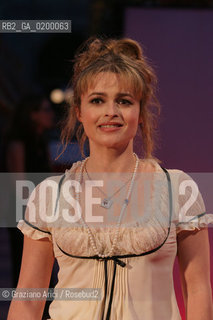 07_09_05 - 62 VENICE FILM FESTIVAL - FILM TIM BURTONS CORPSE BRIDE - PREMIERE/REDCARPET - THE ACTRESS HELENA BONHAM CARTER.©Graziano Arici/Rosebud2