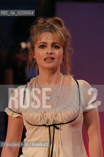 07_09_05 - 62 VENICE FILM FESTIVAL - FILM TIM BURTONS CORPSE BRIDE - PREMIERE/REDCARPET - THE ACTRESS HELENA BONHAM CARTER.©Graziano Arici/Rosebud2