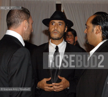 08/09/05 62¡ VENICE FILM FESTIVAL : THE LYBIAN PARTY : THE MOHAMMAR GHEDDAFI SON SAADI   ©Graziano Arici/Rosebud2