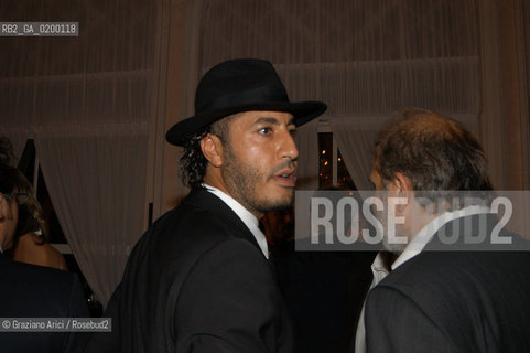 08/09/05 62¡ VENICE FILM FESTIVAL : THE LYBIAN PARTY : THE MOHAMMAR GHEDDAFI SON SAADI   ©Graziano Arici/Rosebud2