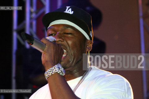 08_09_05 - 62 FILM FESTIVAL - THE RAPPER 50 CENT ©Graziano Arici/Rosebud2