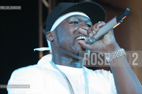 08_09_05 - 62 FILM FESTIVAL - THE RAPPER 50 CENT ©Graziano Arici/Rosebud2