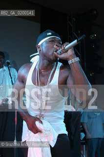 08_09_05 - 62 FILM FESTIVAL - THE RAPPER 50 CENT ©Graziano Arici/Rosebud2