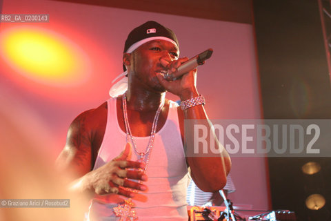 08_09_05 - 62 FILM FESTIVAL - THE RAPPER 50 CENT ©Graziano Arici/Rosebud2