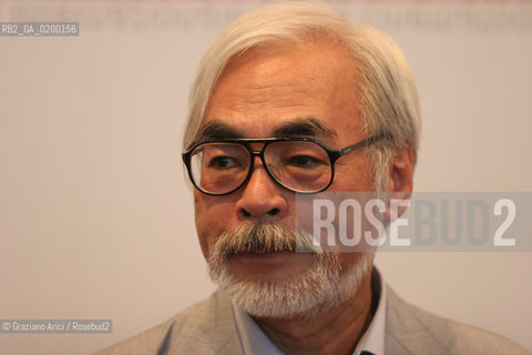 09_09_05 - 62 VENICE FILM FESTIVAL - GOLDEN LION FOR LIFETIME ACHIEVEMENT TO HAYAO MIYAZAKI.©Graziano Arici/Rosebud2