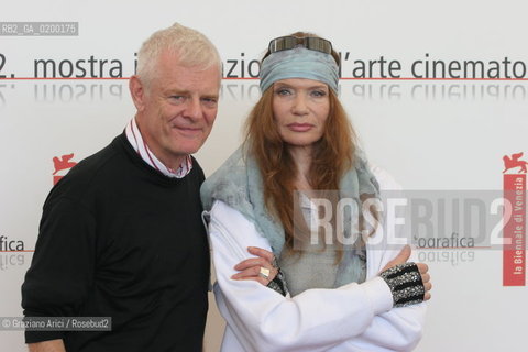 10_09_05 - 62 VENICE FILM FESTIVAL - FILM VERUSCHKA - THE ACTRESS VERA VON LEHNDORFF WITH THE DIRECTOR PAUL MORRISSEY.©Graziano Arici/Rosebud2