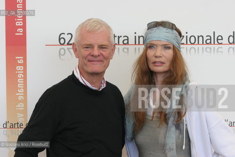 10_09_05 - 62 VENICE FILM FESTIVAL - FILM VERUSCHKA - THE ACTRESS VERA VON LEHNDORFF WITH THE DIRECTOR PAUL MORRISSEY.©Graziano Arici/Rosebud2