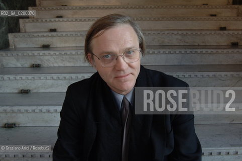 VENICE 10/12/05 - ROBERT STORR, DIRECTOR OF THE 52nd INTERNATIONAL ART EXIBITION OF VENICE (2007) ©Graziano Arici/Rosebud2 / ARTE BIENNALE DARTE CRITICO