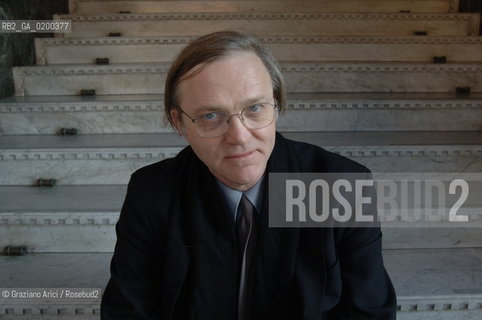 VENICE 10/12/05 - ROBERT STORR, DIRECTOR OF THE 52nd INTERNATIONAL ART EXIBITION OF VENICE (2007) ©Graziano Arici/Rosebud2 / ARTE BIENNALE DARTE CRITICO