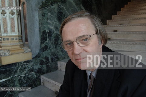 VENICE 10/12/05 - ROBERT STORR, DIRECTOR OF THE 52nd INTERNATIONAL ART EXIBITION OF VENICE (2007) ©Graziano Arici/Rosebud2 / ARTE BIENNALE DARTE CRITICO