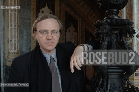 VENICE 10/12/05 - ROBERT STORR, DIRECTOR OF THE 52nd INTERNATIONAL ART EXIBITION OF VENICE (2007) ©Graziano Arici/Rosebud2 / ARTE BIENNALE DARTE CRITICO