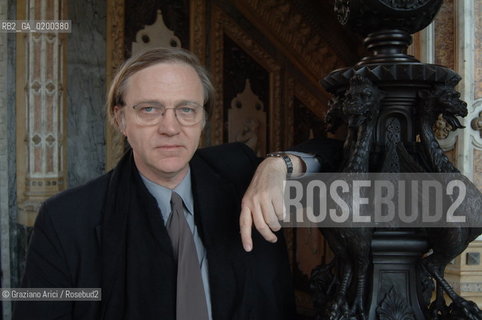 VENICE 10/12/05 - ROBERT STORR, DIRECTOR OF THE 52nd INTERNATIONAL ART EXIBITION OF VENICE (2007) ©Graziano Arici/Rosebud2 / ARTE BIENNALE DARTE CRITICO