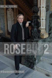 VENICE 10/12/05 - ROBERT STORR, DIRECTOR OF THE 52nd INTERNATIONAL ART EXIBITION OF VENICE (2007) ©Graziano Arici/Rosebud2 / ARTE BIENNALE DARTE CRITICO