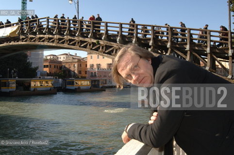 VENICE 10/12/05 - ROBERT STORR, DIRECTOR OF THE 52nd INTERNATIONAL ART EXIBITION OF VENICE (2007) ©Graziano Arici/Rosebud2 / ARTE BIENNALE DARTE CRITICO