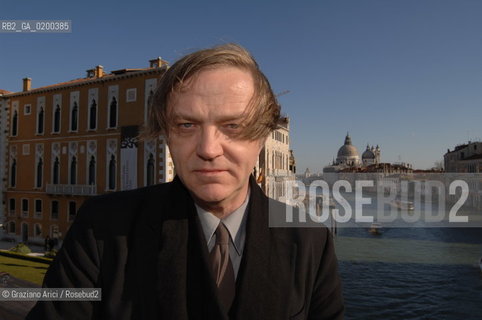 VENICE 10/12/05 - ROBERT STORR, DIRECTOR OF THE 52nd INTERNATIONAL ART EXIBITION OF VENICE (2007) ©Graziano Arici/Rosebud2 / ARTE BIENNALE DARTE CRITICO