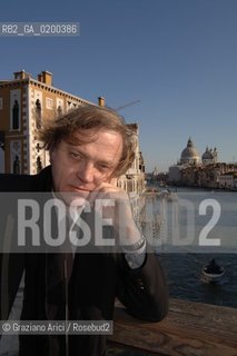 VENICE 10/12/05 - ROBERT STORR, DIRECTOR OF THE 52nd INTERNATIONAL ART EXIBITION OF VENICE (2007) ©Graziano Arici/Rosebud2 / ARTE BIENNALE DARTE CRITICO