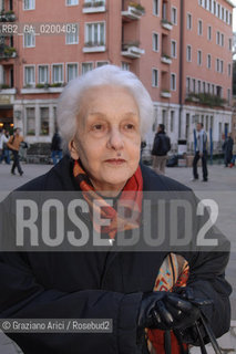 VENICE - VENEZIA 6 MARZO 2006 - THE ITALIAN POLITICIAN AND WRITER ROSSANA ROSSANDA ©Graziano Arici/Rosebud2 POLITICA LETTERATURA