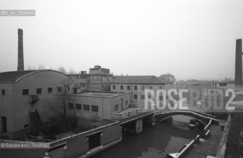 VENEZIA 1980 LA FABBRICA JUNHANS ALLA GIUDECCA ©Graziano Arici/Rosebud2