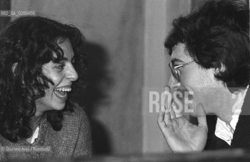 VENEZIA 1981 PROCESSO CONTRO LE BRIGATE ROSSE : I BRIGATISTI ROSSI ANTONIO SAVASTA ED EMANUELA FRASCELLA ©Graziano Arici/Rosebud2 POLITICA