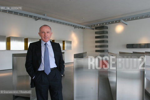 VENEZIA 14 APRILE 2006 - THE FRENCH BUSINESSMAN AND ART COLLECTOR FRANCOIS PINAULT,   PRESIDENT OF PALAZZO GRASSI IN VENICE ©Graziano Arici/Rosebud2 FINANZA ARTE