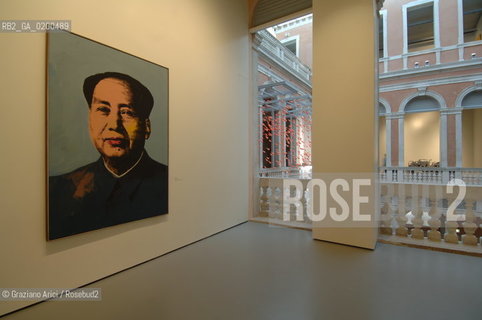 VENICE 27 APRILE 2006 -  MOSTRA A PALAZZO GRASSI  WHERE ARE WE GOING? - ÒMAOÓ BY ANDY WARHOL -  ©Graziano Arici/Rosebud2 ARTE