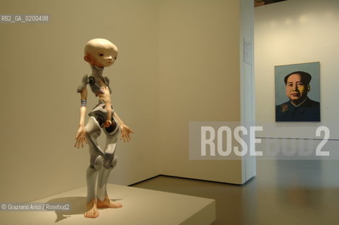 VENICE 27 APRILE 2006 -  MOSTRA A PALAZZO GRASSI  WHERE ARE WE GOING? -  INOCHI DI TAKASHI MURAKAMI AND MAO BY ANDY WARHOL - ©Graziano Arici/Rosebud2 ARTE