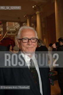 VENICE 29 APRILE 2006 -  OPENING OF THE PALAZZO GRASSI  AND THE EXPOSITION WHERE ARE WE GOING?  -  THE STYLIST PIERRE CARDIN ©Graziano Arici/Rosebud2 ARTE