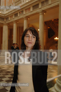 VENICE 29 APRILE 2006 -  OPENING OF THE PALAZZO GRASSI  AND THE EXPOSITION WHERE ARE WE GOING?  -  THE ACTRESS CHARLOTTE GAISBOURG ©Graziano Arici/Rosebud2 ARTE