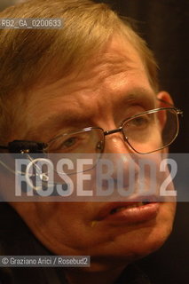 PADUA 9/05/06 - THE PHYSICIST STEPHEN HAWKING ©Graziano Arici/Rosebud2 SCIENZA FISICA HANDICAP