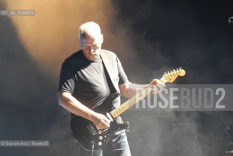 VENICE 22 AGOSTO 2006 - CONCERT OF THE ROCK SINGER DAVID GILMOUR IN ST.MARKS PLACE ©Graziano Arici/Rosebud2 POP CONCERTO PINK FLOYD