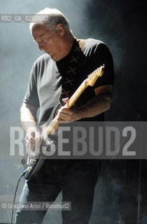 VENICE 22 AGOSTO 2006 - CONCERT OF THE ROCK SINGER DAVID GILMOUR IN ST.MARKS PLACE ©Graziano Arici/Rosebud2 POP CONCERTO PINK FLOYD