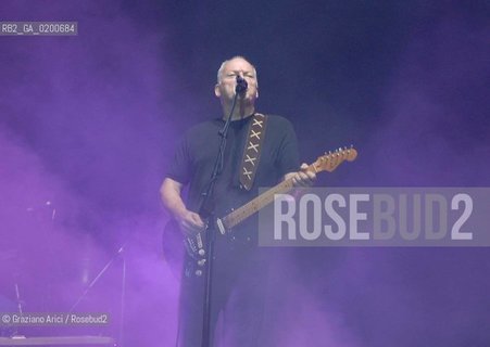 VENICE 22 AGOSTO 2006 - CONCERT OF THE ROCK SINGER DAVID GILMOUR IN ST.MARKS PLACE ©Graziano Arici/Rosebud2 POP CONCERTO PINK FLOYD